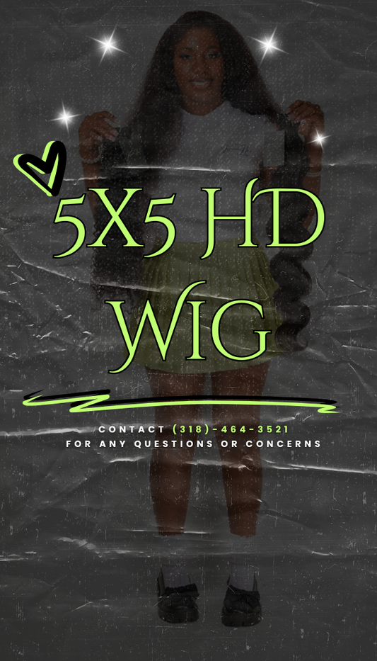 5x5 HD Wigs